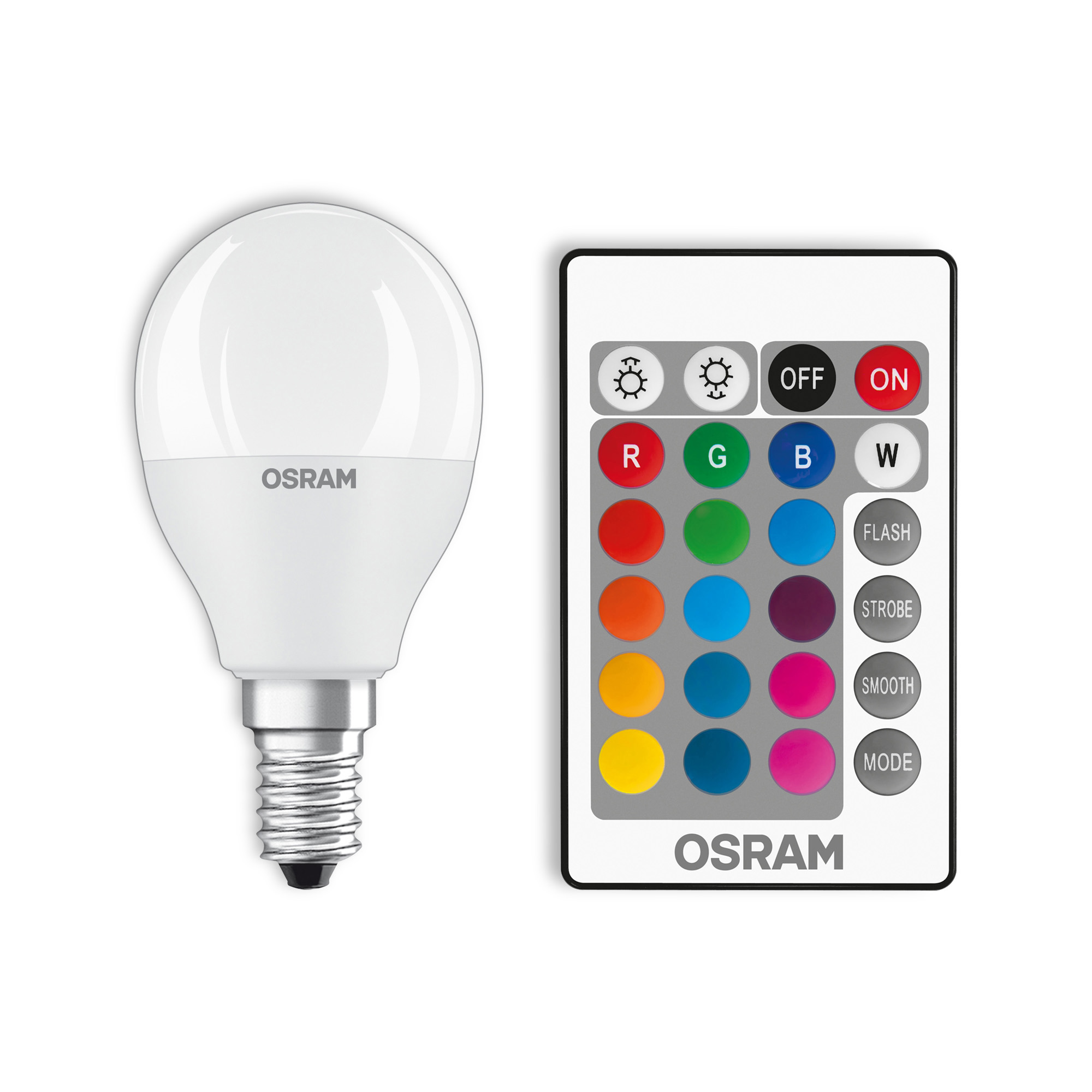 Bec Osram LED STAR+ CLP RGBWFR 40 DIM 5.5W 827 E14 470lm
