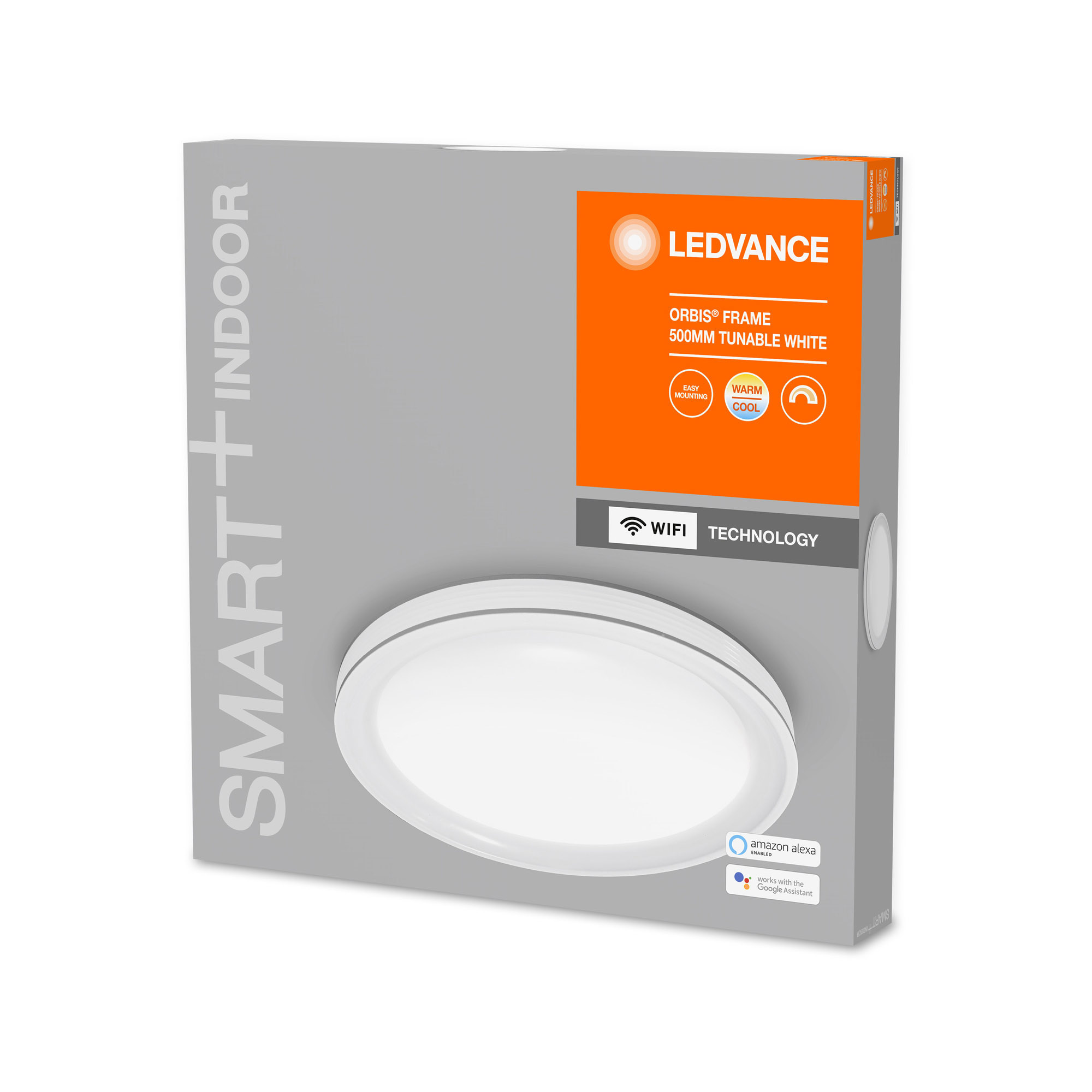 Lampa LED de tavan LEDVANCE SMART+ WiFi Tunable LED-uri Albe ORBIS Frame 500mm alb 3300lm