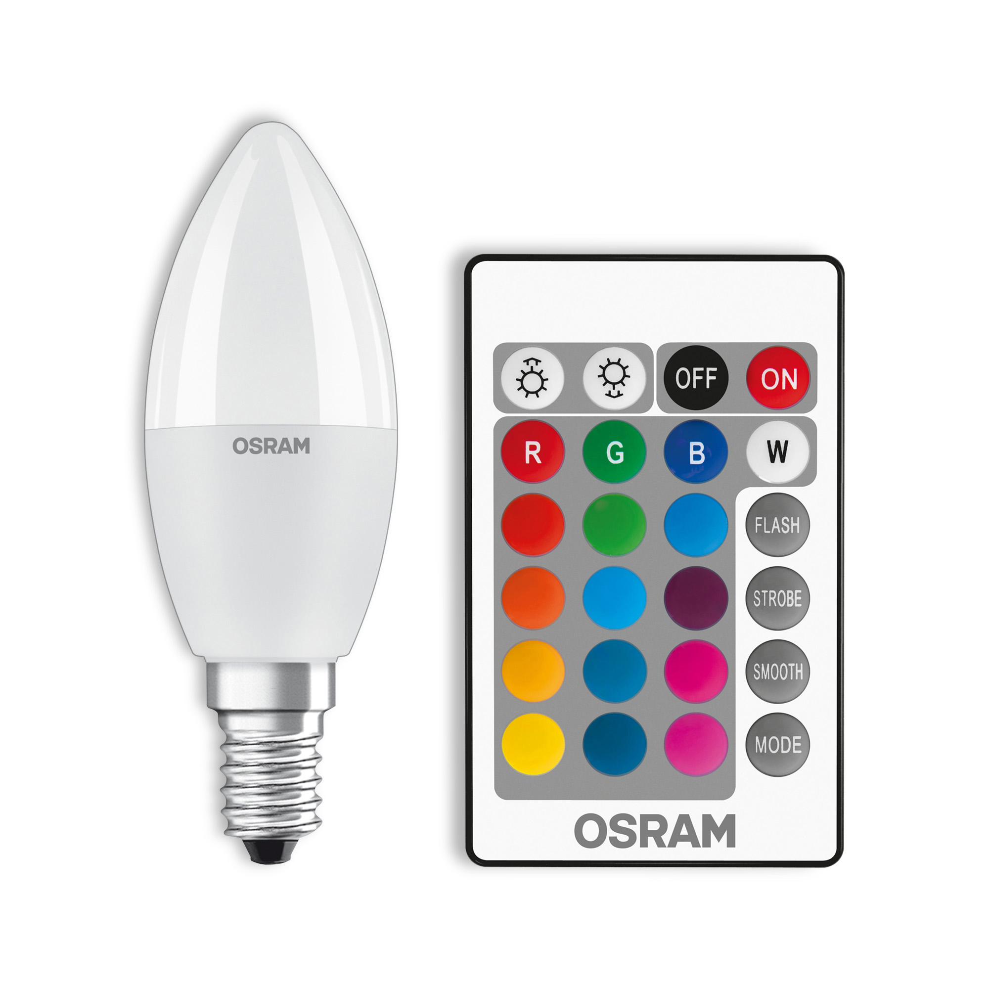 Bec Osram LED STAR+ CLB RGBWFR 40 DIM 5.5W 827 E14 470lm