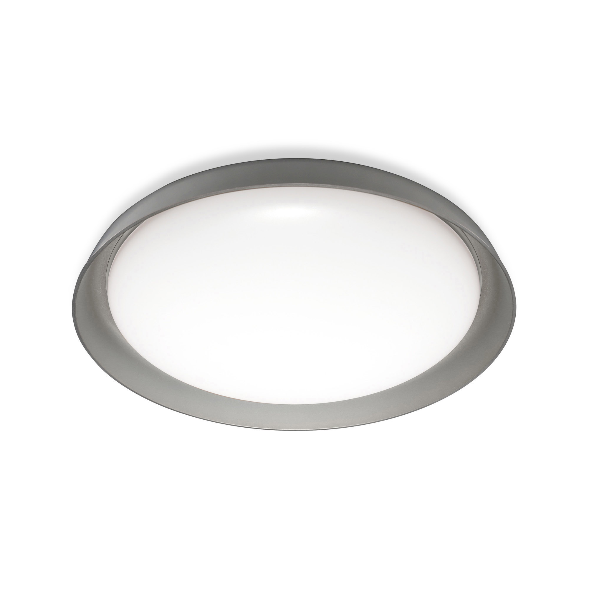 Lampa LED de tavan LEDVANCE SMART+ WiFi Tunable LED-uri Albe ORBIS Plate 430mm gri 2500lm