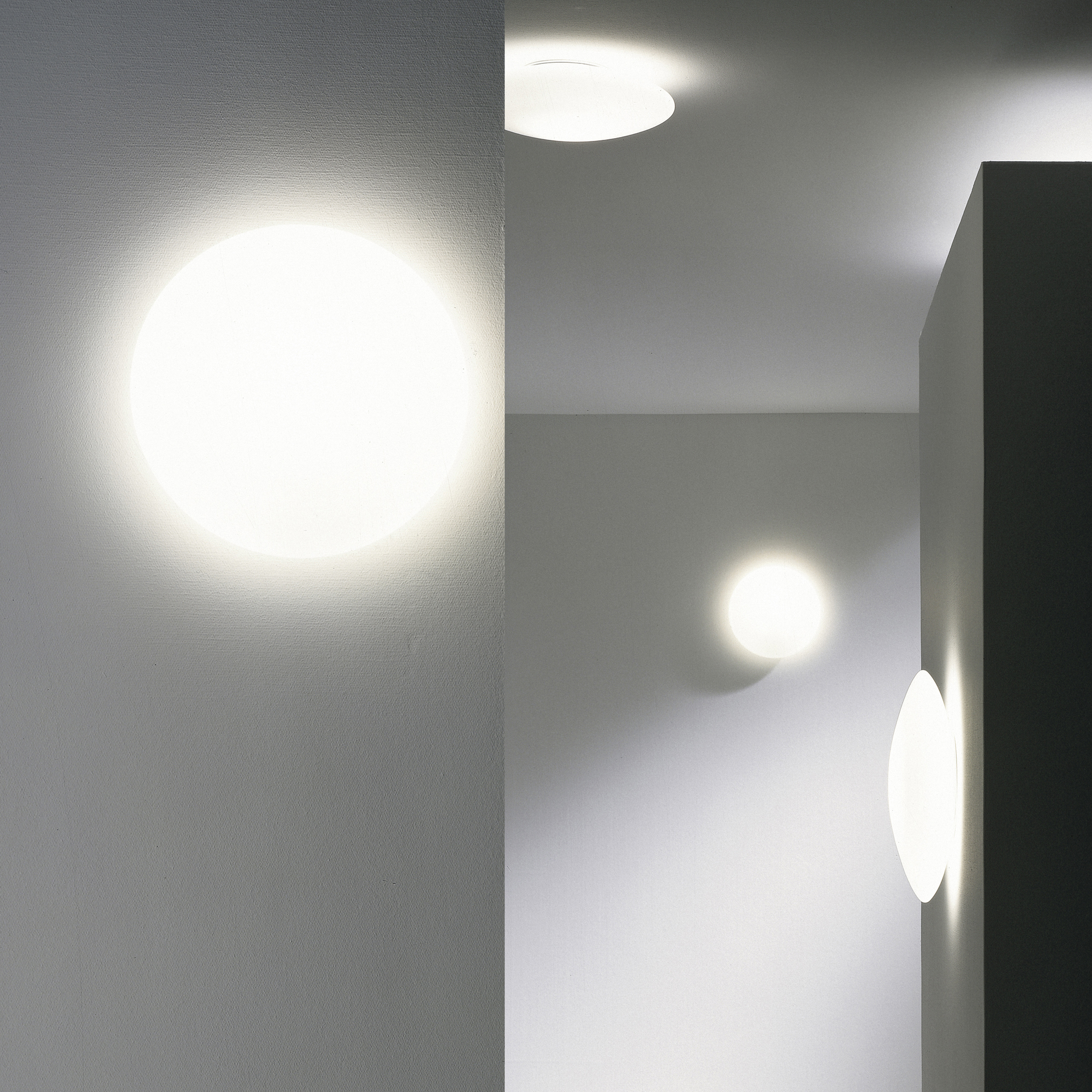 Lampa LED de perete sau tavan Steng LED LENS Alb