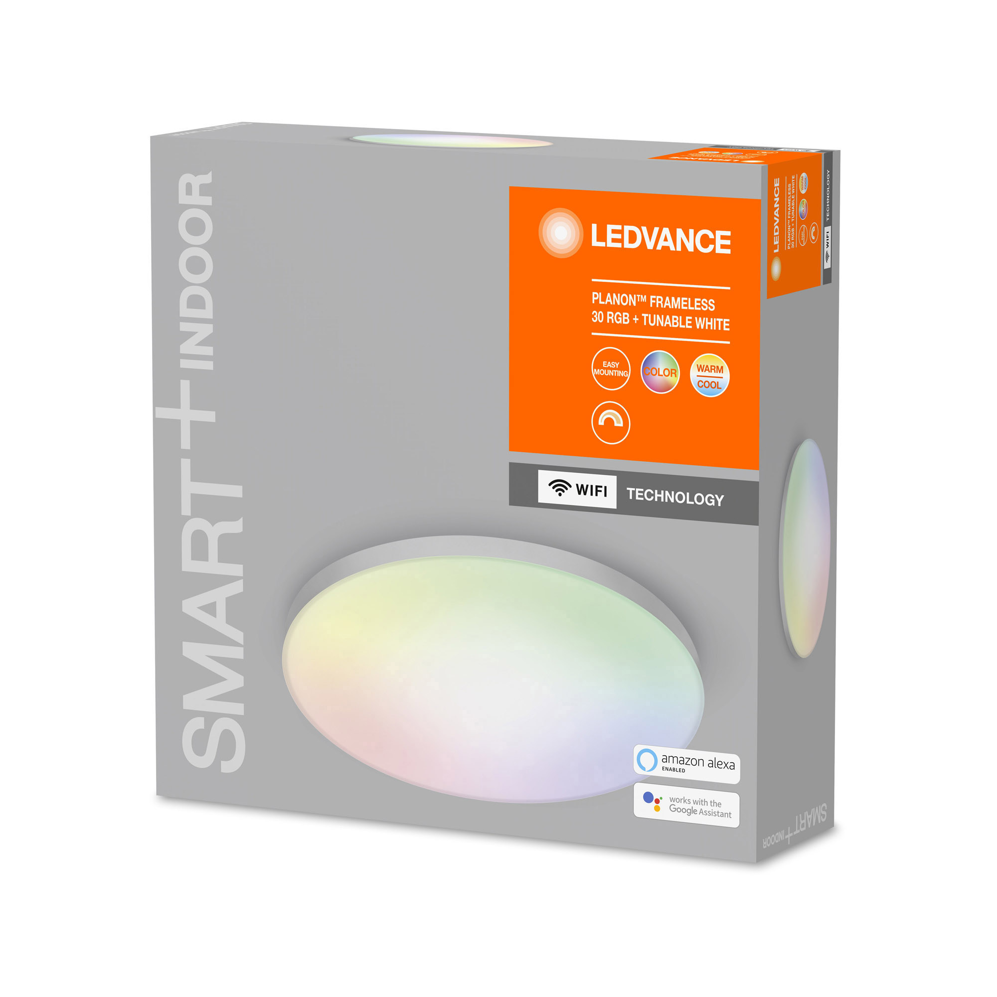 Plafoniera panou LED LEDVANCE SMART+ WiFi RGB Tunable White LED Panel PLANON FRAMELESS 30cm 1600lm
