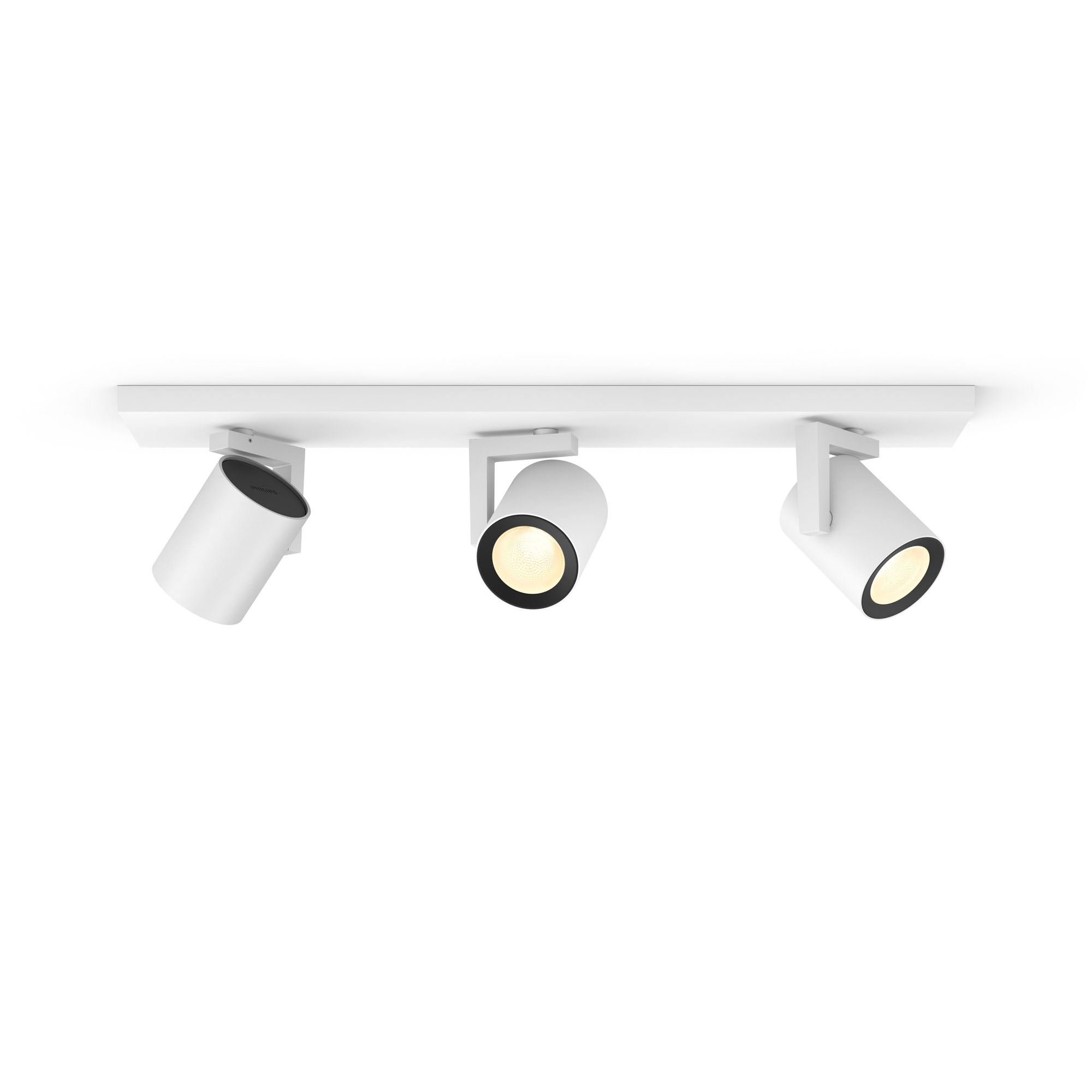 Lampa LED Philips Hue Alb & Multicolor Argenta Spot 3-lumini alb 1050lm