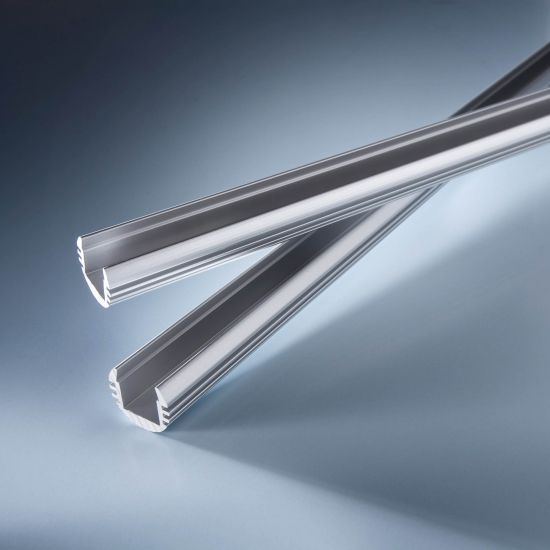 Profil de aluminiu Aluflex pentru Benzi LED Flexible Lumiflex 102cm rotund si adanc