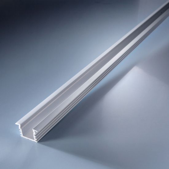 Profil de aluminiu Aluflex pentru Benzi LED Flexible Lumiflex 102cm dreptunghiular si adanc