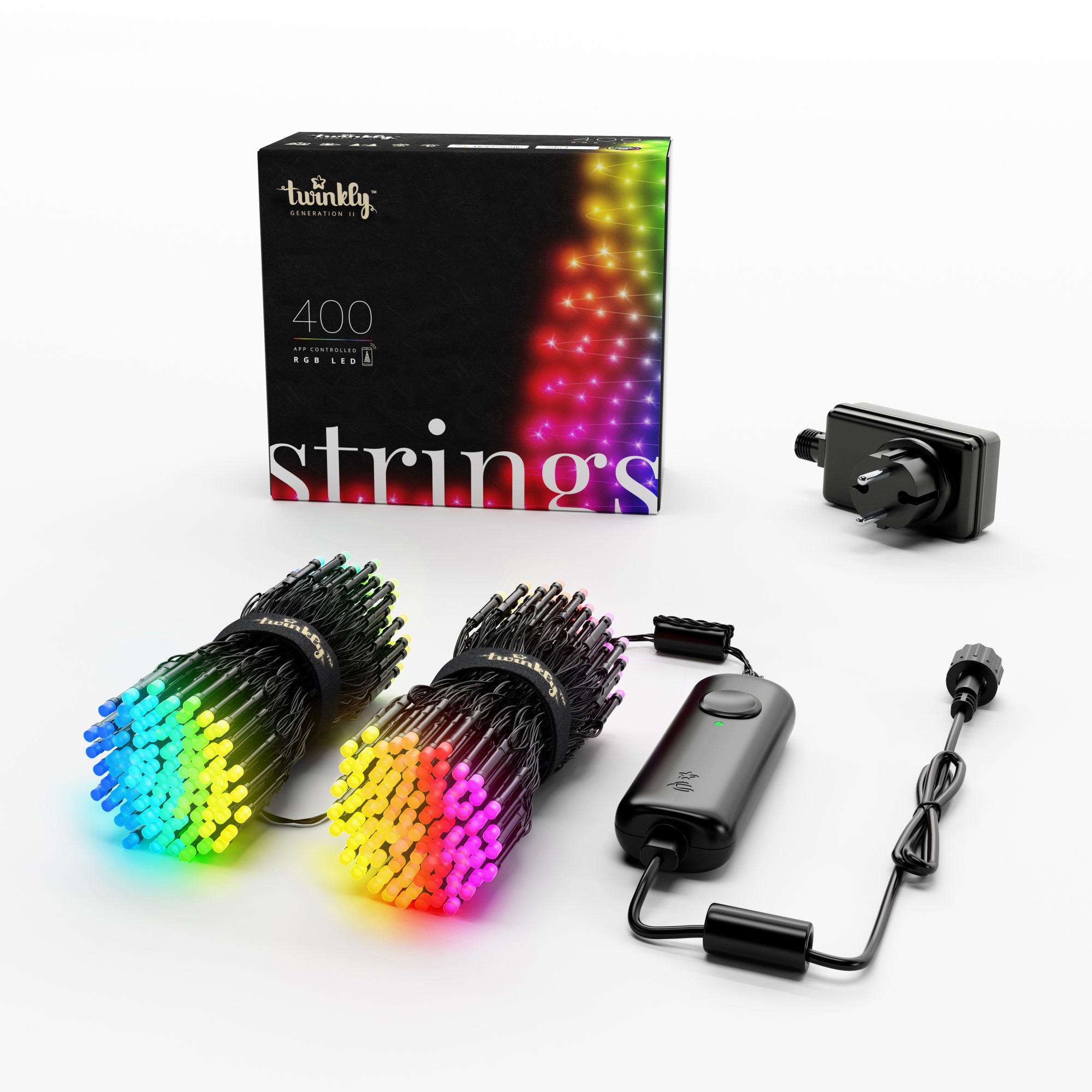 Sirag Luminos Smart Twinkly Strings LED  400 LED-uri RGB 32m controlată prin aplicație
