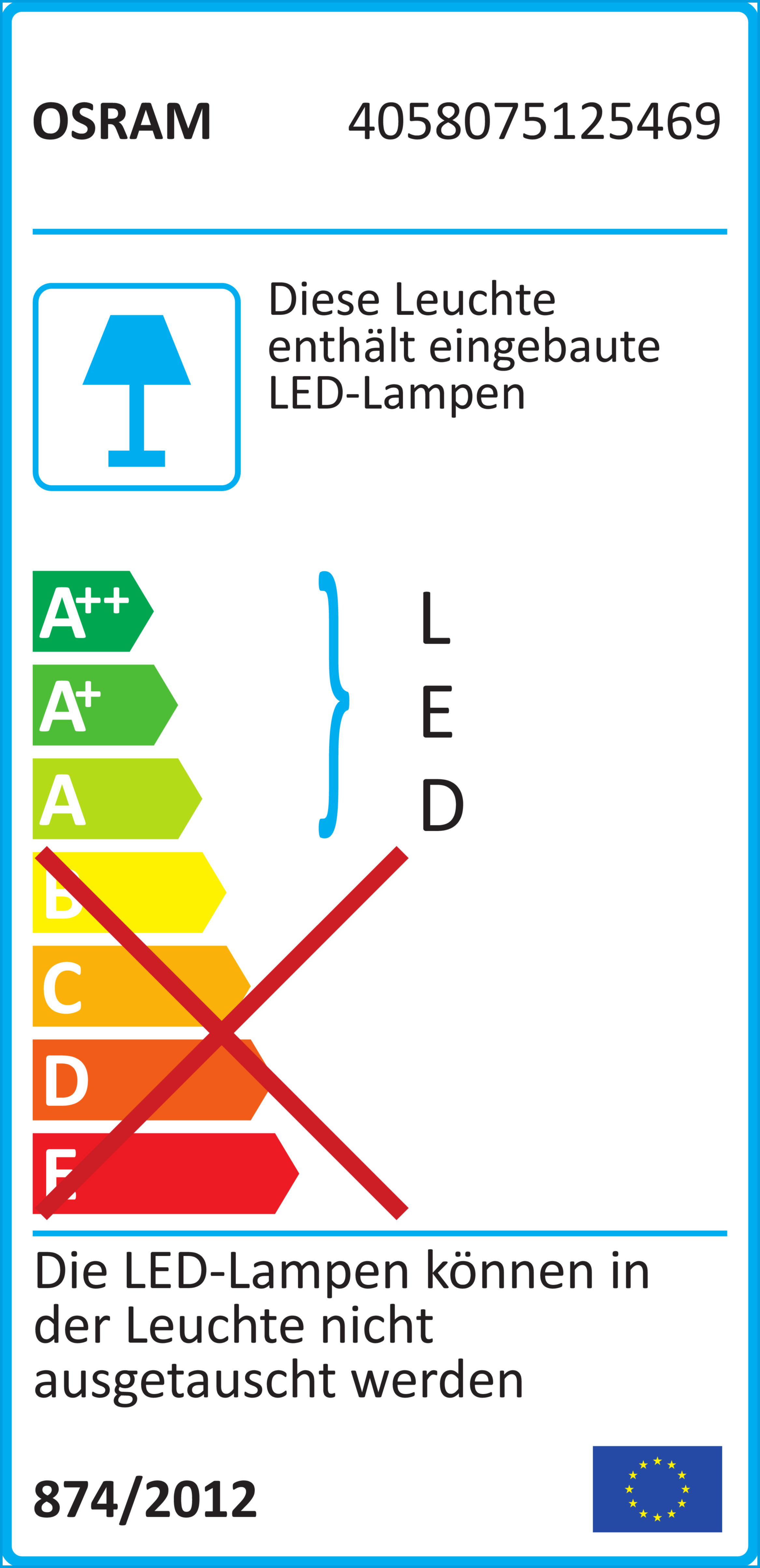 Lampa LED Osram PANAN Speaker alb 160lm 3000K CRI80
