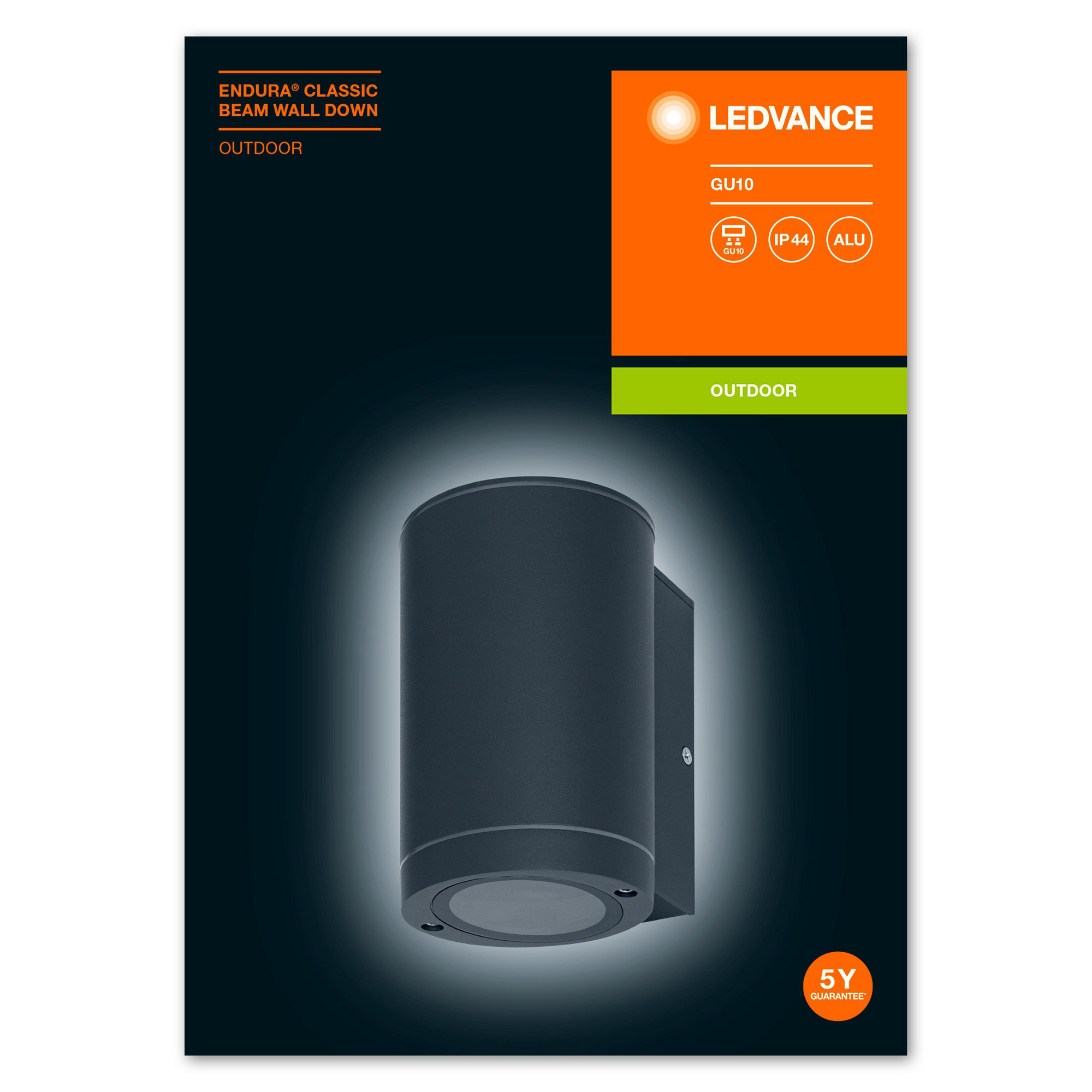 Aplica de perete LEDVANCE ENDURA CLASSIC BEAM LED de perete, GU10, antracit
