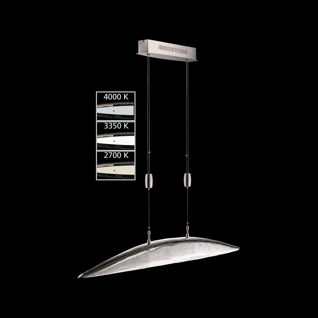 Lampa Pendul LED suspendat Fischer Shine 6x Lumini 5W nickel 2600lm