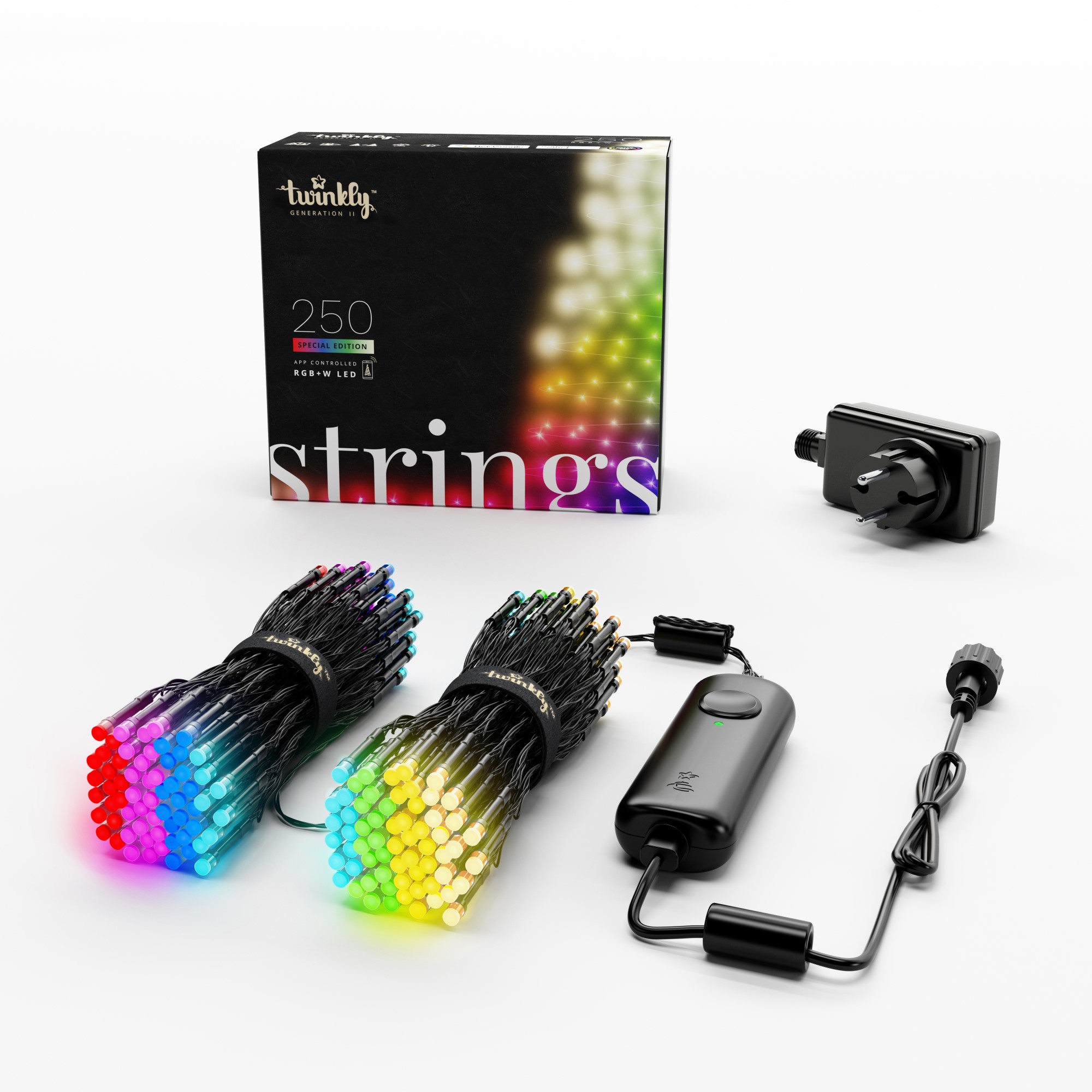 Sirag Luminos Smart Twinkly Strings LED 250 LED-uri RGB+W 20m controlat prin aplicații