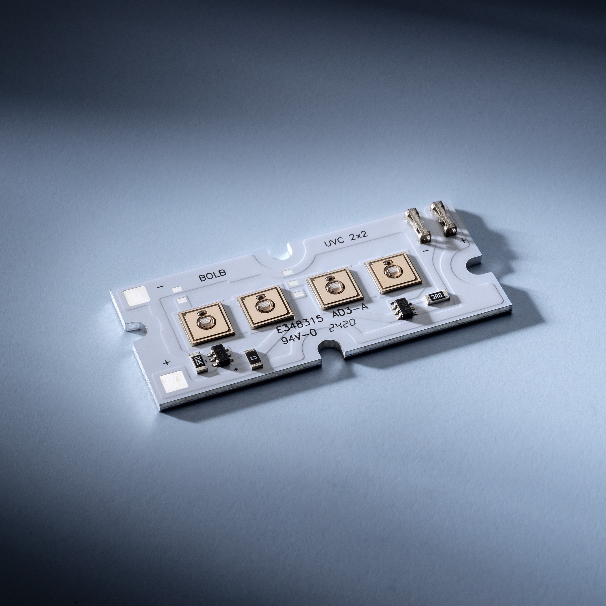 Bolb 2S2P-S6060 UVC LED Module 4 LEDs 275nm 360mW