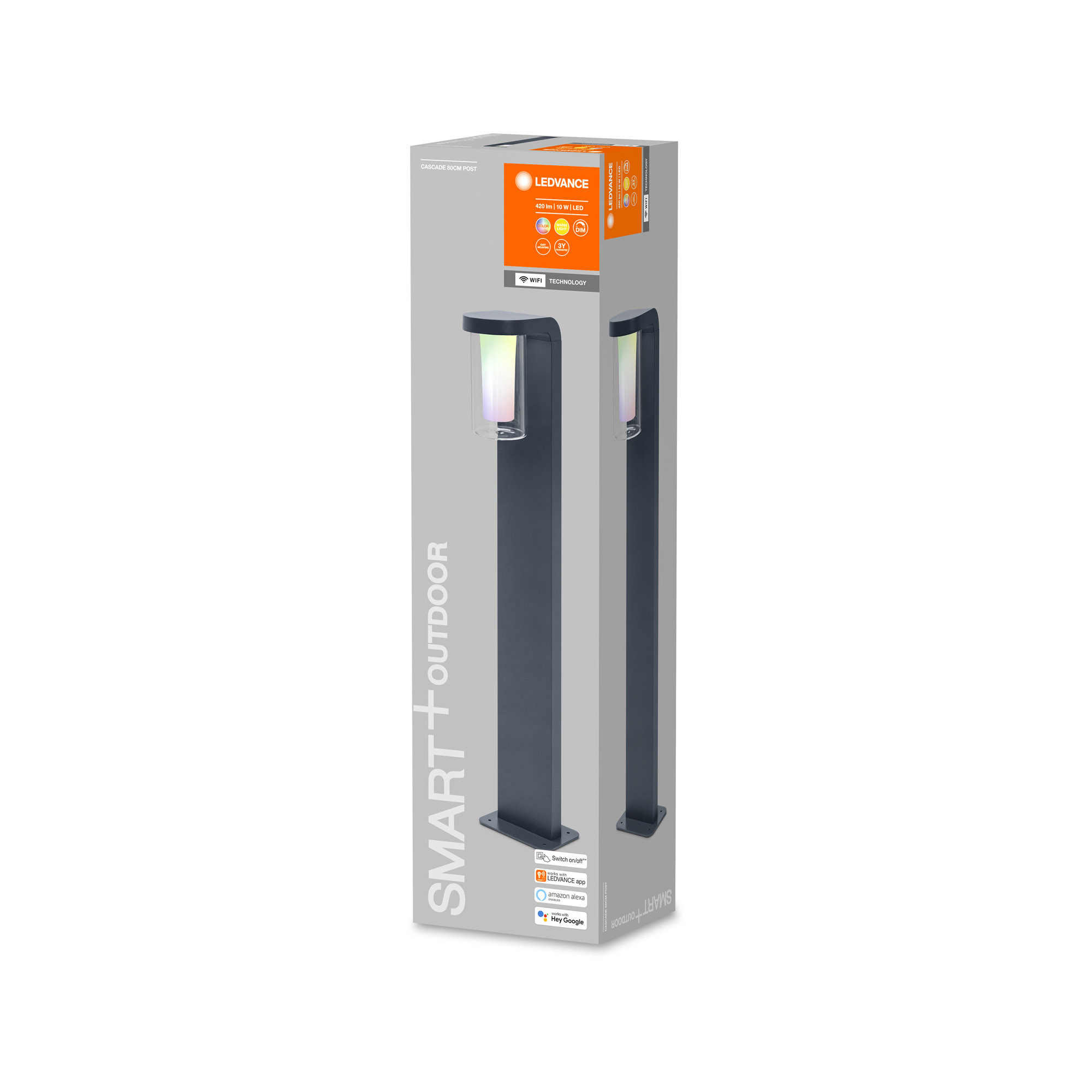 Lampa de orientare  LEDVANCE SMART+ WiFi RGBW LED Cascade 80cm IP44 420lm