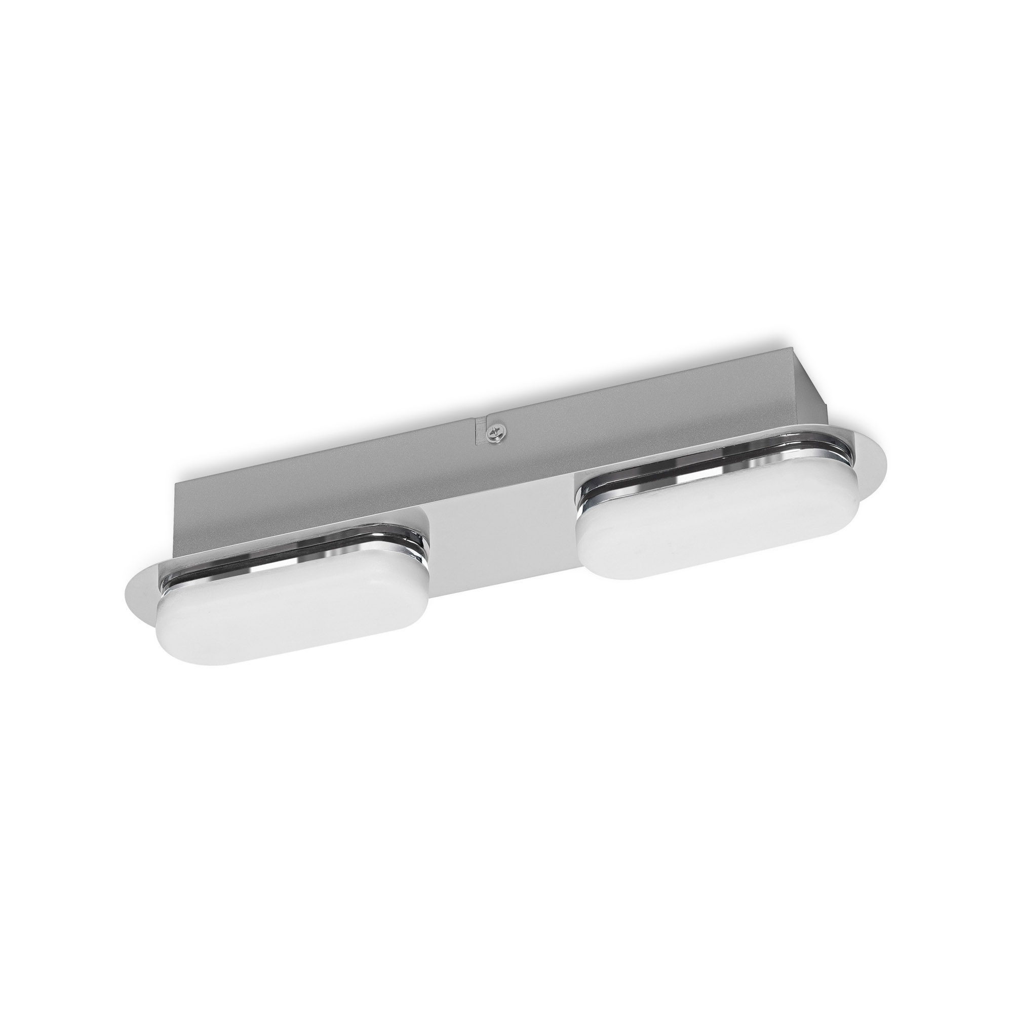 Lampa LED de tavan LEDVANCE SMART+ WiFi Tunable LED-uri Albe Duplo 300mm IP44 argintiu 1400lm