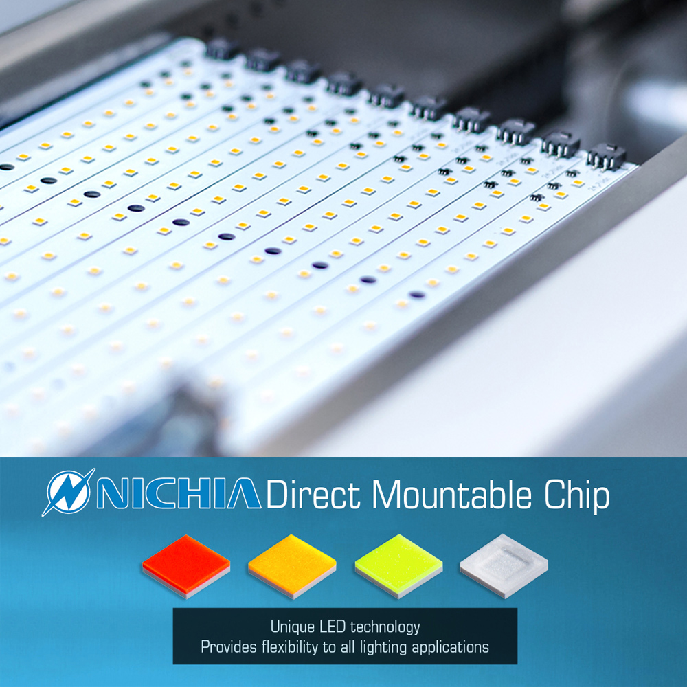  Modul cu LED-uri color Nichia CSP pe comanda, fabricat in Germania, 150-600mm lungime & 5-400mm lățime