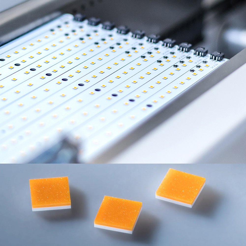 Modul cu LED-uri albe Nichia CSP pe comanda, fabricat in Germania, 150-600mm lungime & 5-400mm lățime