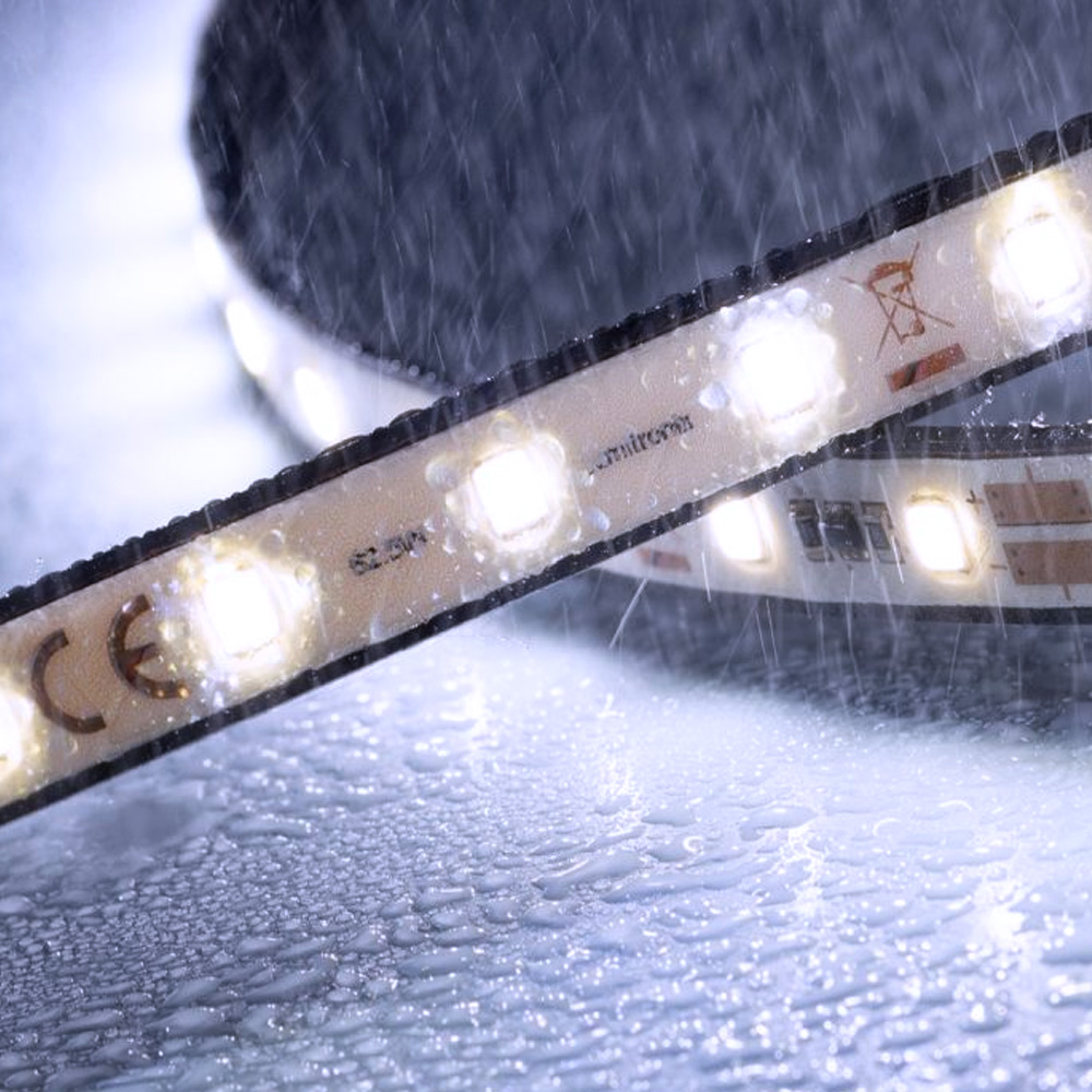 LumProtect IP67 LumiFlex3080 Seoul Bandă LED alb rece CRI80 6500K 14380lm 24V 140 LED-uri/m rolă 5m (2876lm/m 19.2W/m)