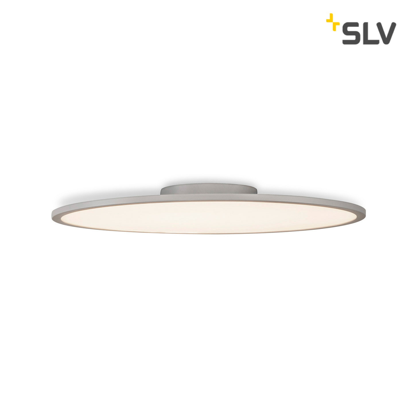 Plafoniera Lampa de Tavan LED SLV Panel 60 round silver gri 3150lm 3000K CRI80