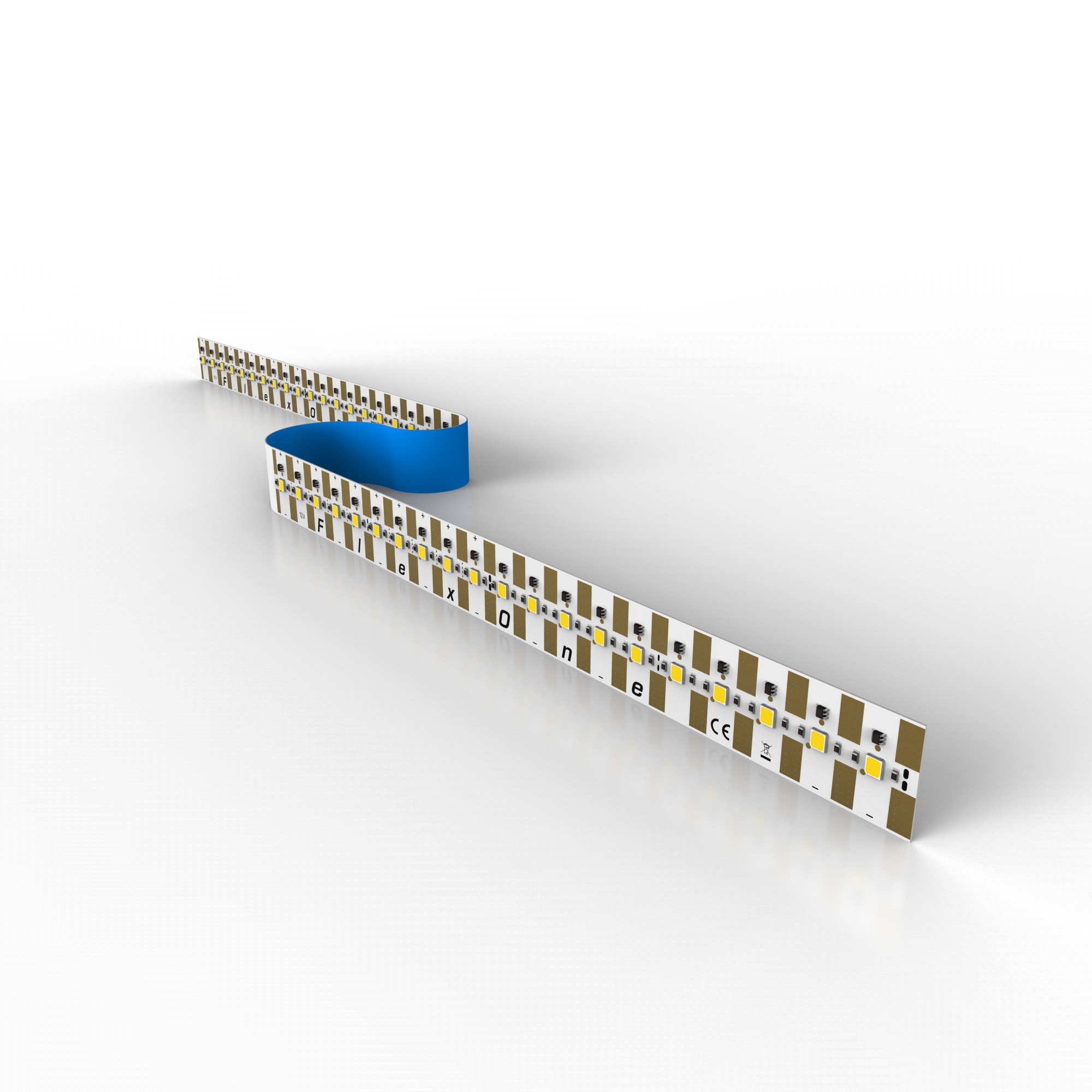 Banda Flexibila Profesionala FlexOne4080 500 LED-uri Samsung alb neutru 4000K 12V rola 5m (3800lm/m, 100 LED/m si 42W/m)