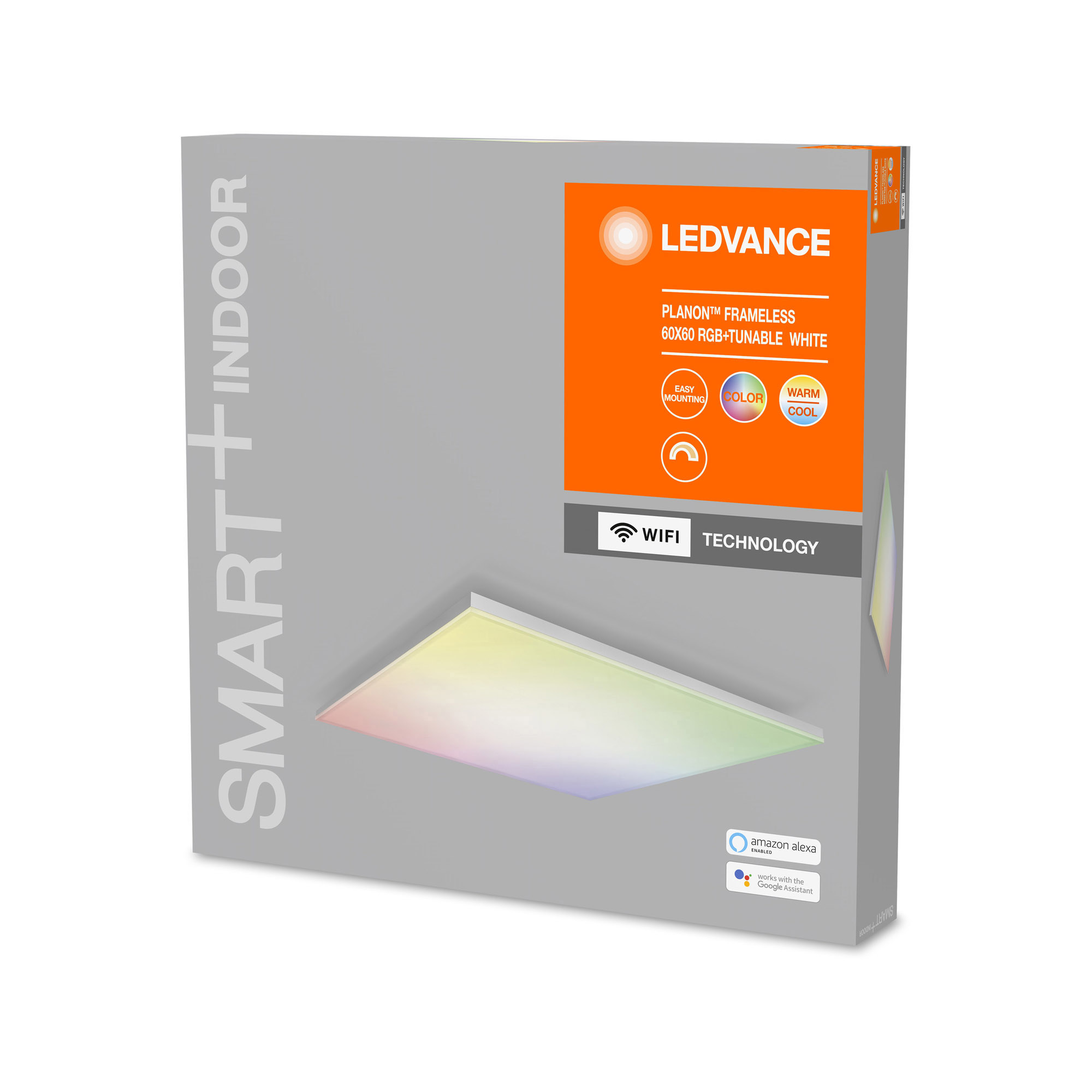 Plafoniera panou LED LEDVANCE SMART+ WiFi RGB RGB Tunable White LED Panel PLANON FRAMELESS 60x60cm 3400lm