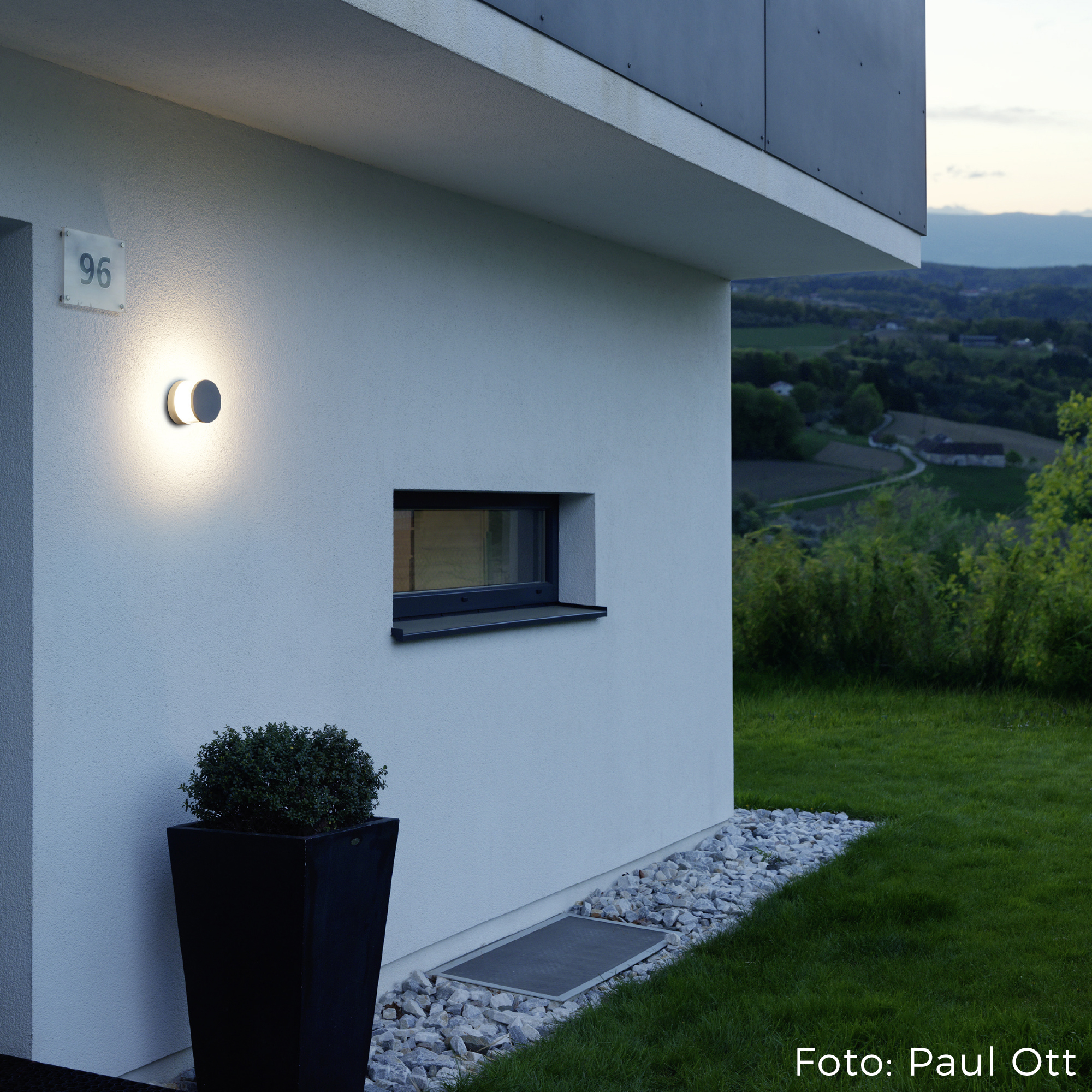Wever & Ducré LED Outdoor Light Getton gri 720lm 3000K CRI80