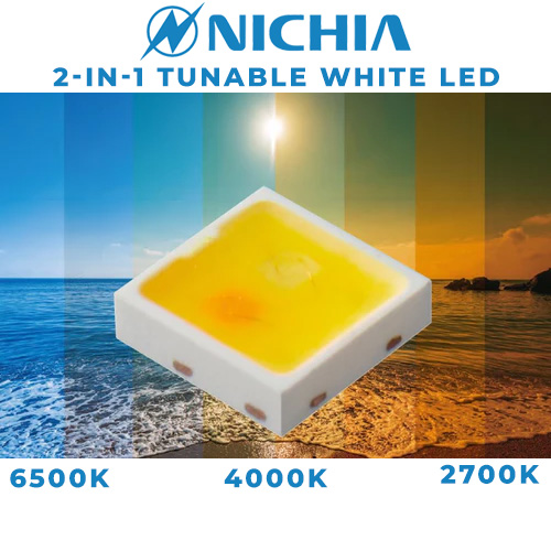 Nichia NF2W757G-MT 3030 757 Series SMD LED Alb Reglabil (TW) 2700-6500K CRI90 32lm
