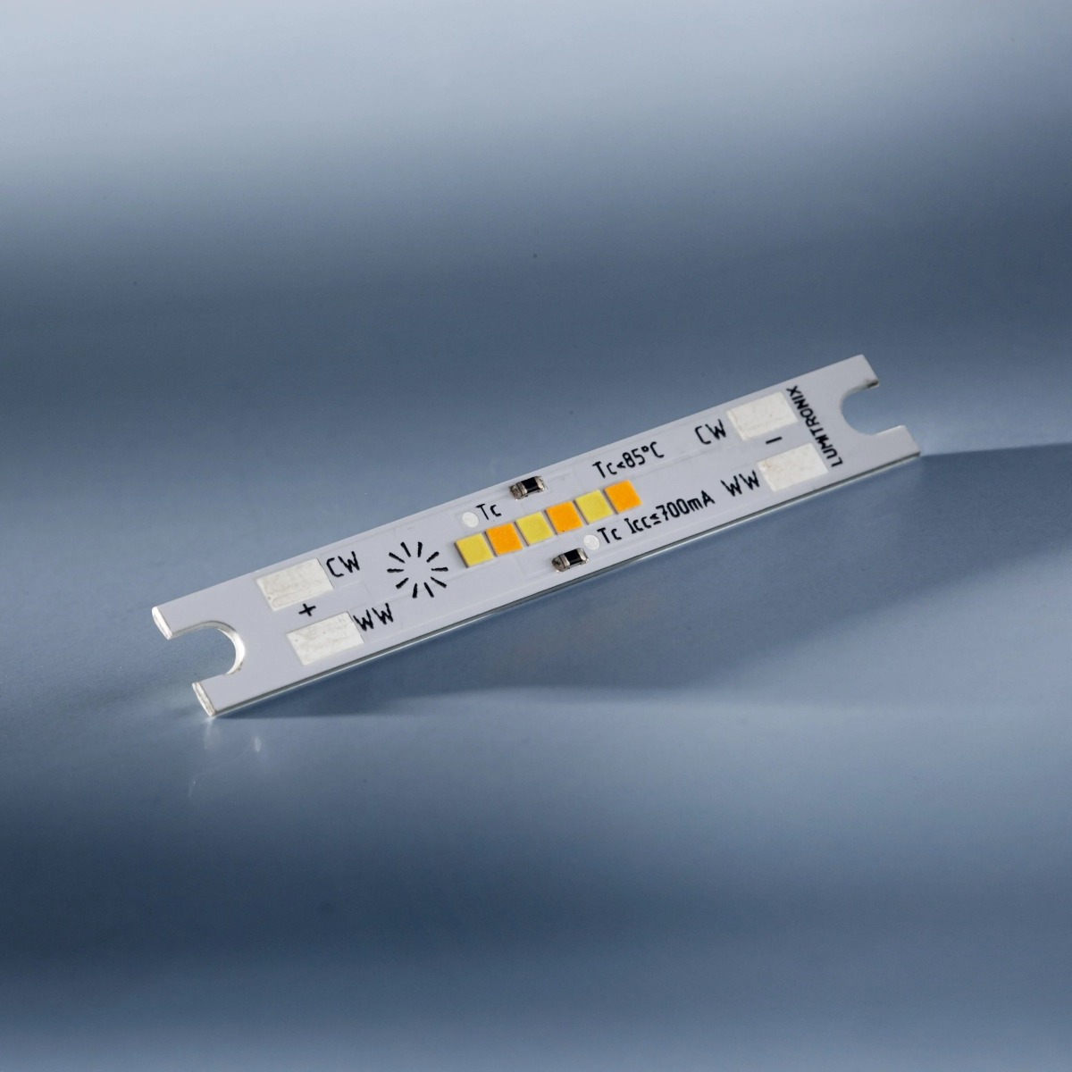 SmartArray-L6-TW Modul LED Nichia CSP configurabil cu 2 canale, TW Dynasolis Two Color 6 LED-uri 50x7mmFabricat in Germania (până la 675lm)