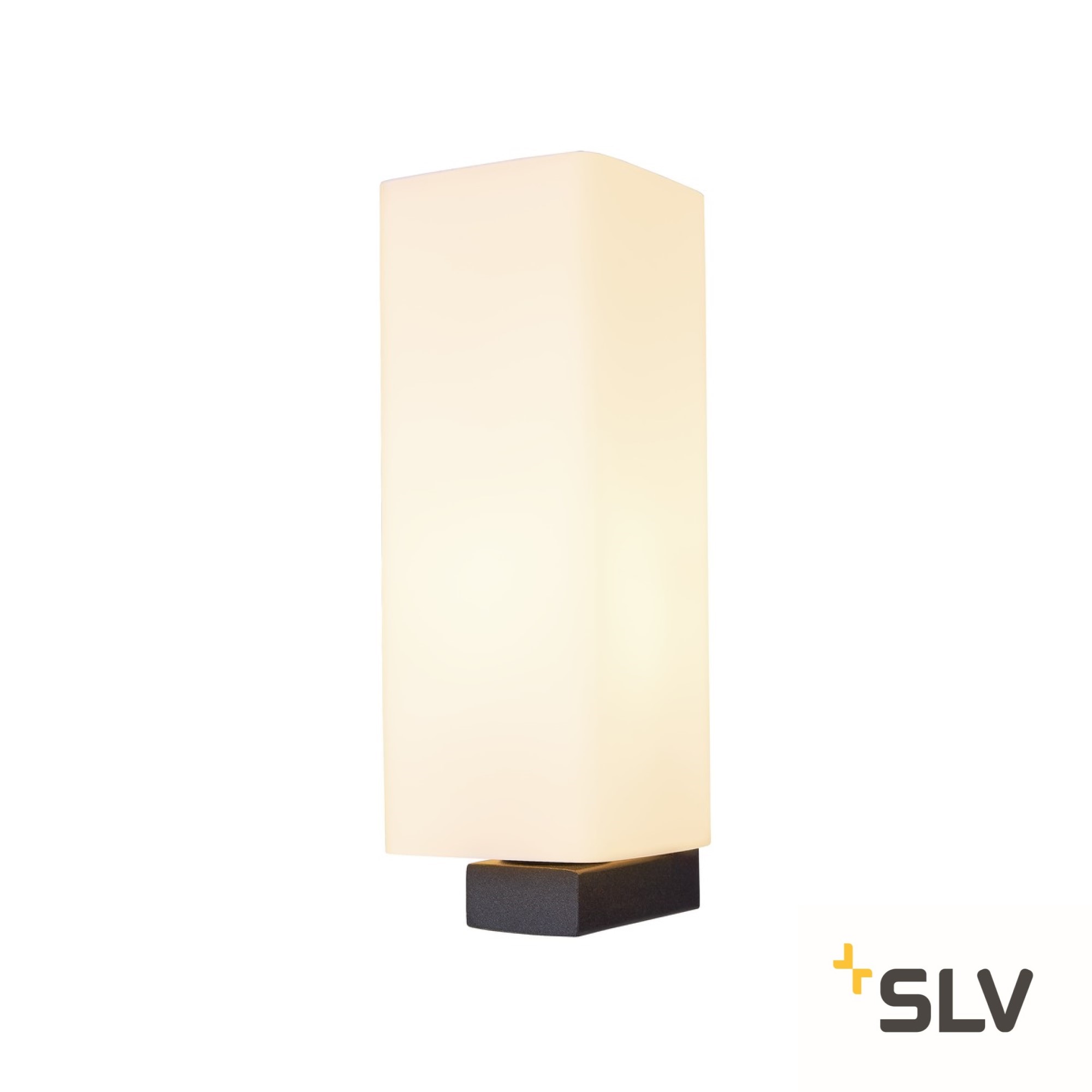 SLV QUADRASS LED Lampa de perete E27 negru