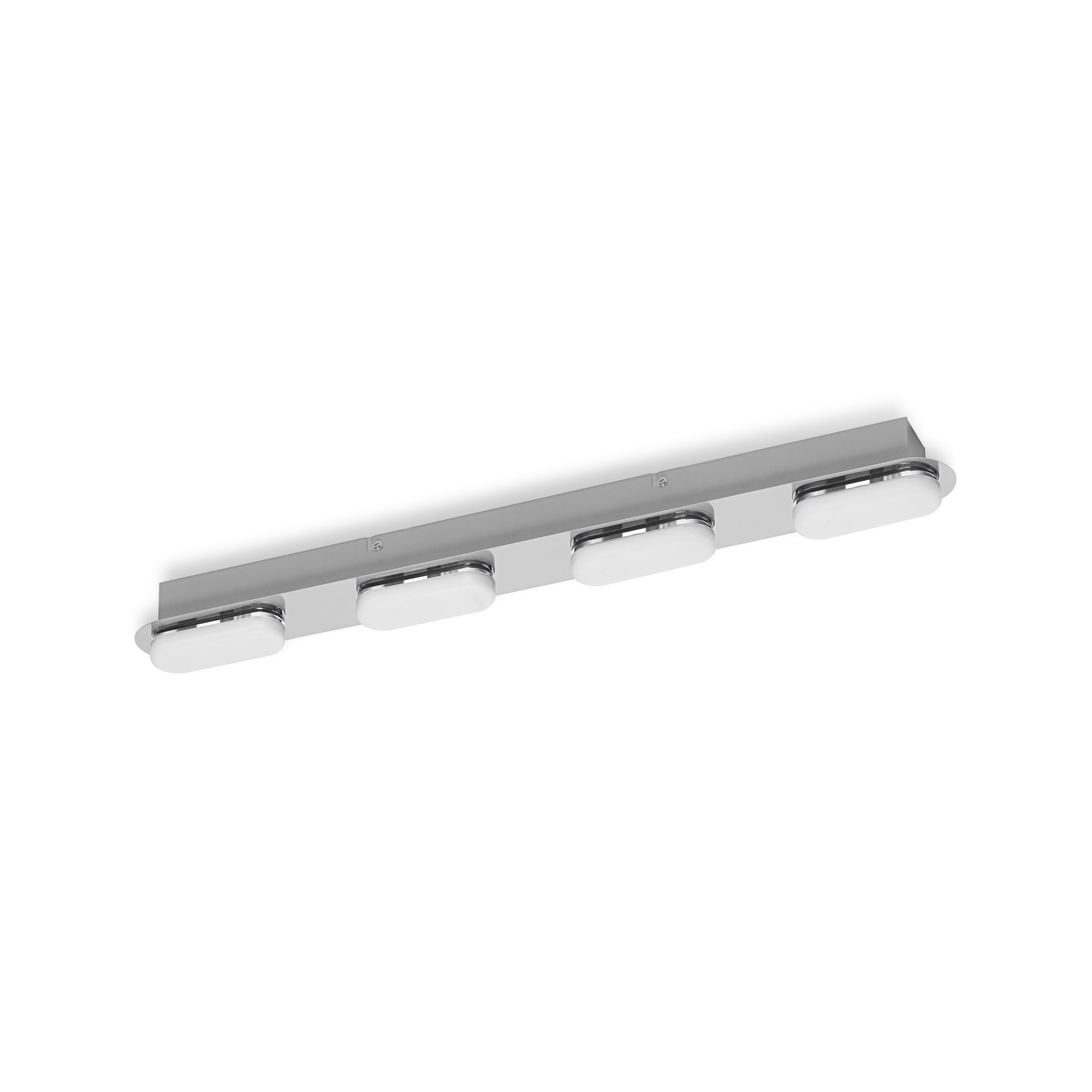 Lampa LED de tavan LEDVANCE SMART+ WiFi Tunable LED-uri Albe Duplo 580mm IP44 argintiu 2800lm