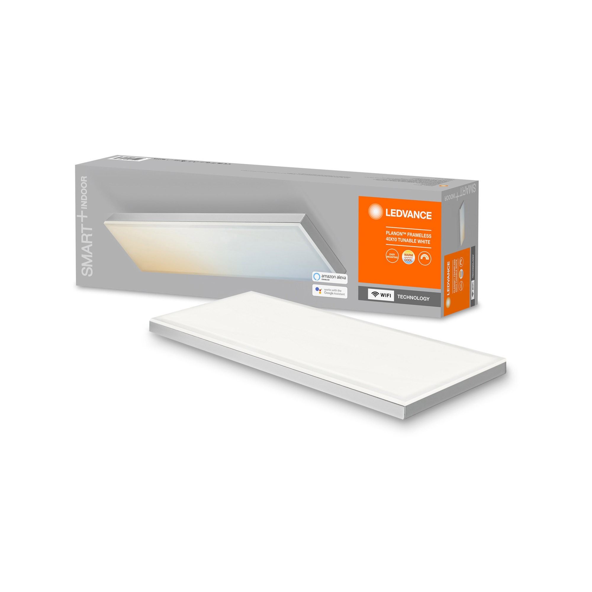 Plafoniera panou LED LEDVANCE SMART+ WiFi Tunable White LED Panel PLANON FRAMELESS 40x10cm 1050lm