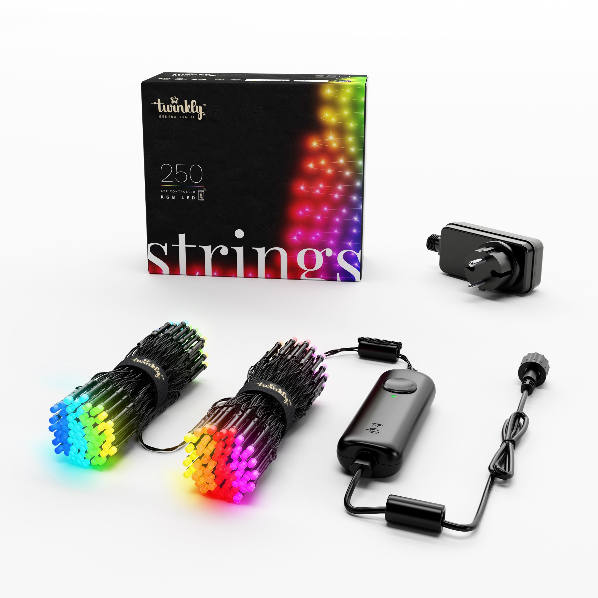 Sirag Luminos Smart Twinkly Strings LED 250 LED-uri RGB 20m controlat prin aplicație