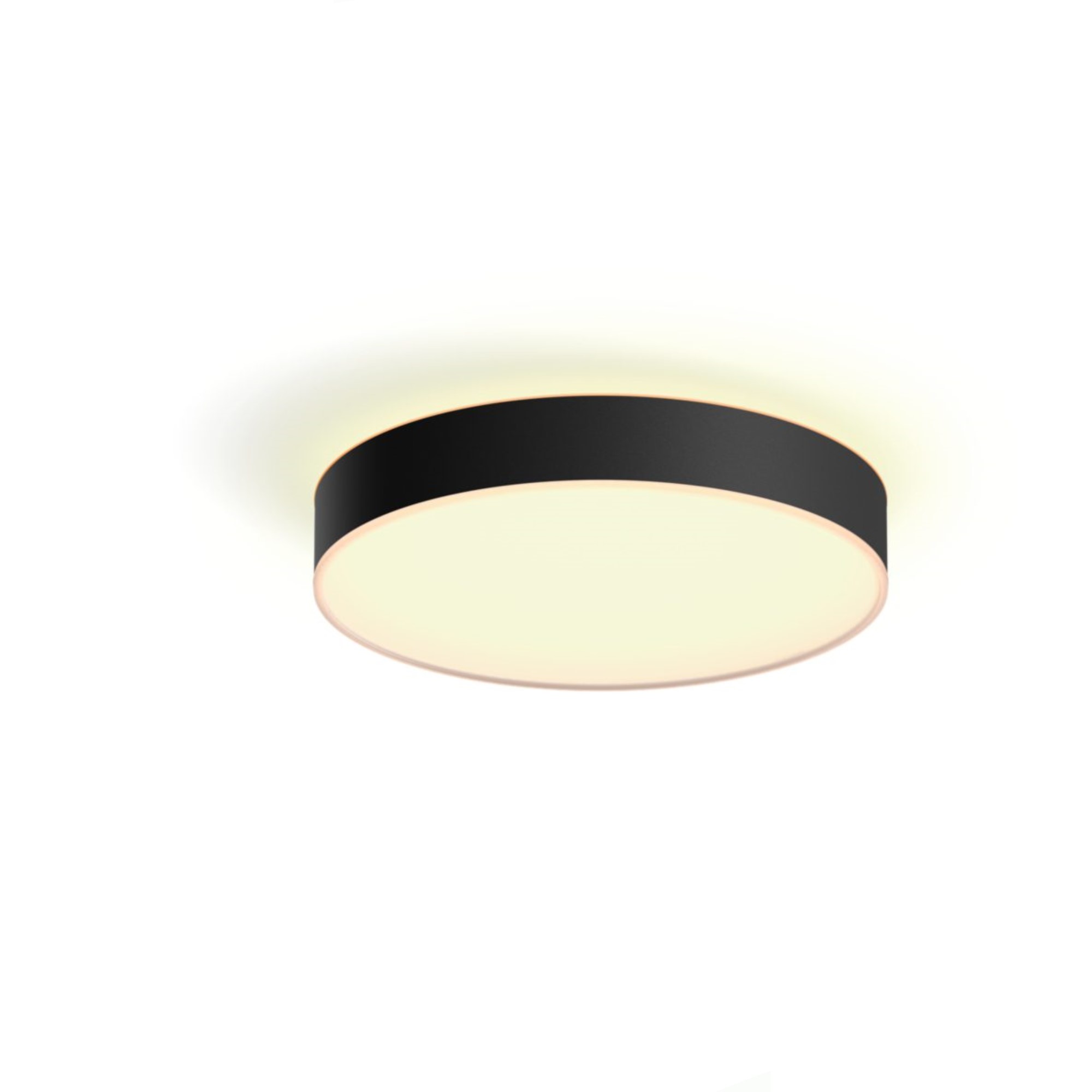 Plafoniera lampa de tavan Philips Hue alb Ambiance Enrave XL LED negru 6100lm incl. Buton Dimmer